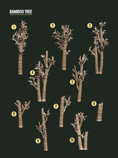 Digital Download - Bamboo Trees STL - Epic Basing