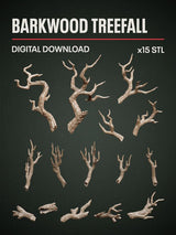 Digital Download - Barkwood Treefall STL - Epic Basing