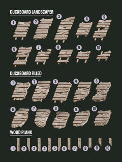Digital Download - Battlefield Duckboard STL - Epic Basing