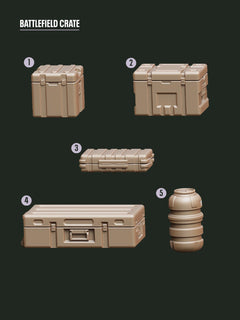 Digital Download - Battlefield Supplies STL - Epic Basing
