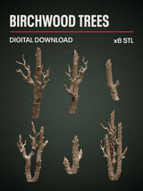 Digital Download - Birchwood Trees STL - Epic Basing
