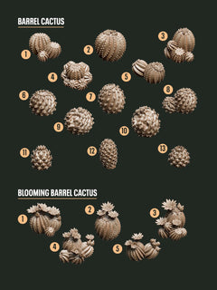 Digital Download - Cactus Barrel STL - Epic Basing