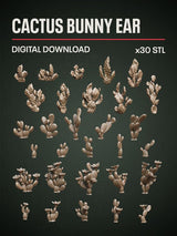 Digital Download - Cactus Bunny Ear STL - Epic Basing