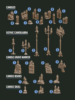 Digital Download - Candlelight STL - Epic Basing