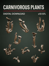 Digital Download - Carnivorous Plants STL - Epic Basing