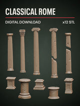 Digital Download - Classical Rome STL - Epic Basing