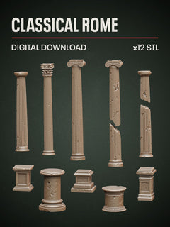 Digital Download - Classical Rome STL - Epic Basing