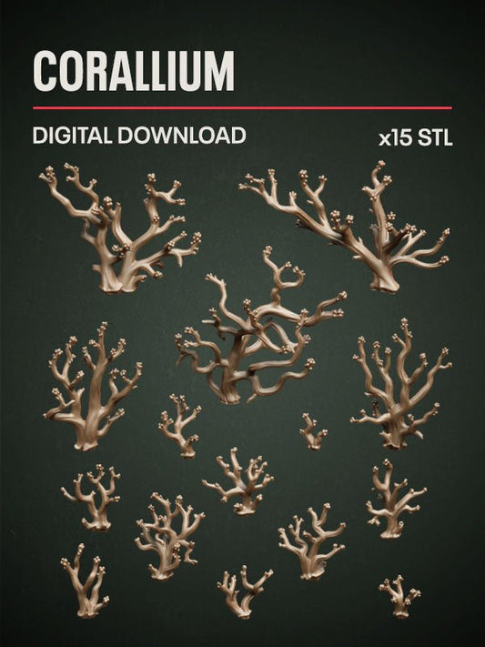 Digital Download - Corallium STL - Epic Basing