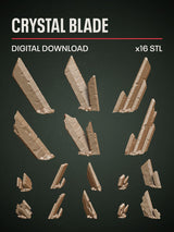 Digital Download - Crystal Blade STL - Epic Basing