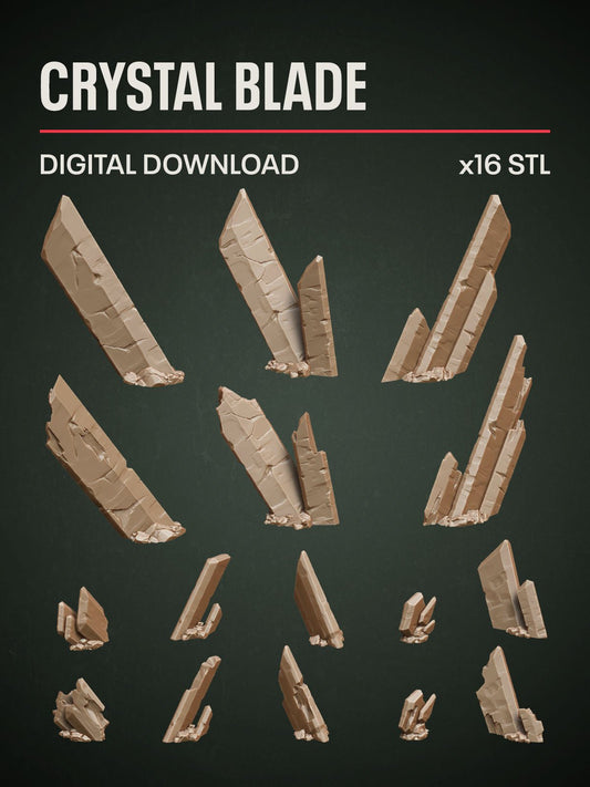 Digital Download - Crystal Blade STL - Epic Basing