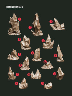 Digital Download - Crystal Chaos STL - Epic Basing