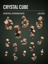 Digital Download - Crystal Cube STL - Epic Basing