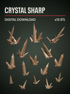 Digital Download - Crystal Sharp STL - Epic Basing