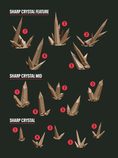Digital Download - Crystal Sharp STL - Epic Basing