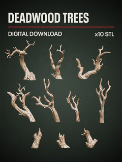 Digital Download - Deadwood Trees STL - Epic Basing
