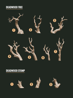 Digital Download - Deadwood Trees STL - Epic Basing