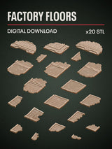 Digital Download - Factory Floors STL - Epic Basing