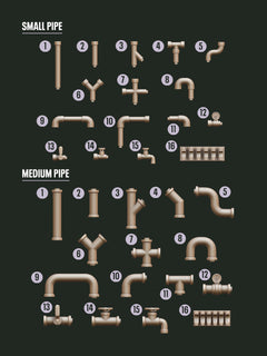 Digital Download - Factory Pipes STL - Epic Basing