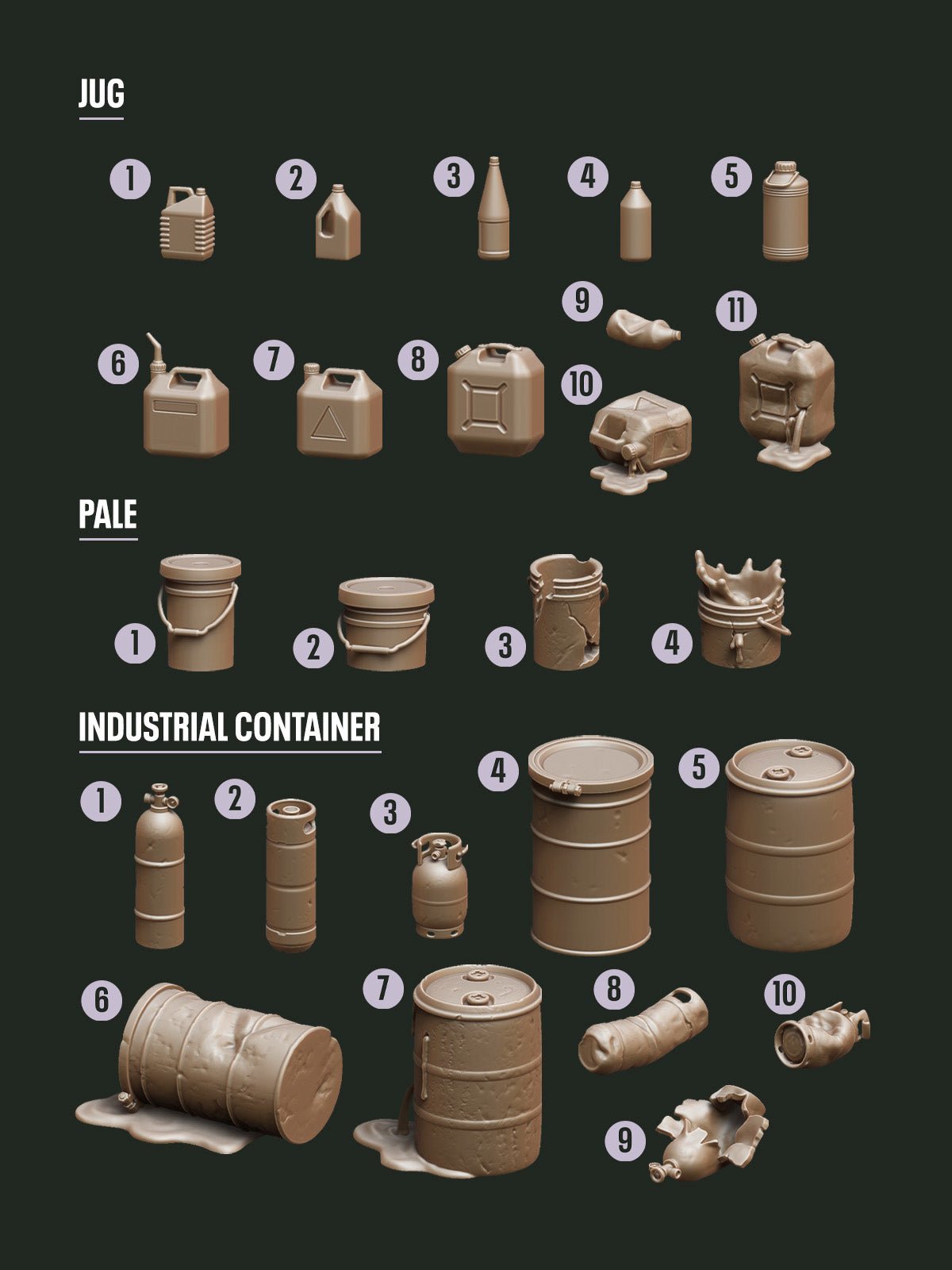 Digital Download - Factory Supplies STL - Epic Basing