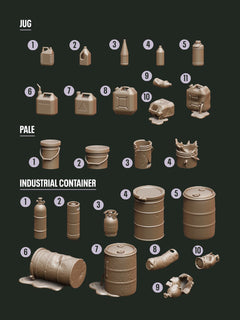 Digital Download - Factory Supplies STL - Epic Basing