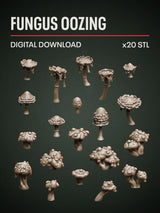 Digital Download - Fungus Oozing STL - Epic Basing