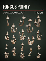 Digital Download - Fungus Pointy STL - Epic Basing