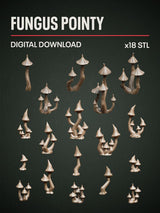 Digital Download - Fungus Pointy STL - Epic Basing