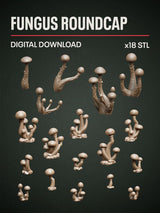 Digital Download - Fungus Roundcap STL - Epic Basing