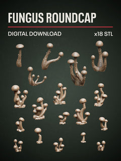 Digital Download - Fungus Roundcap STL - Epic Basing