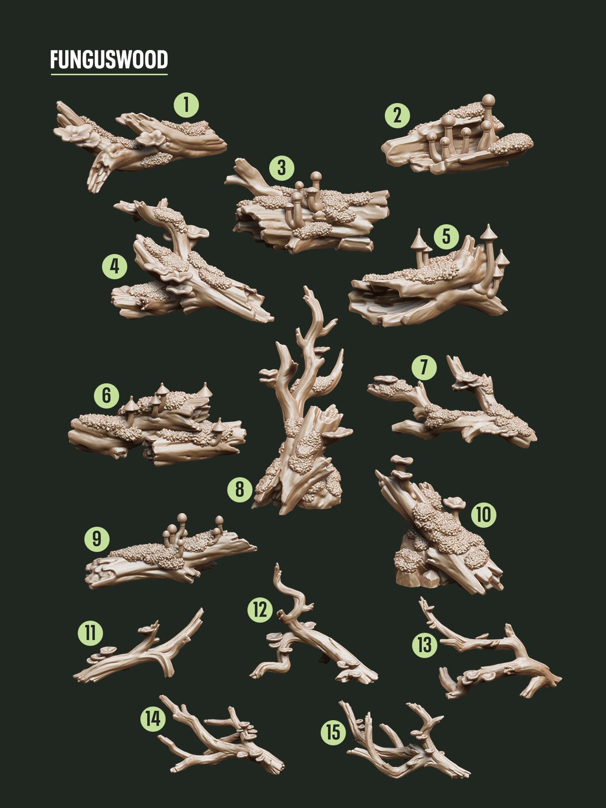 Digital Download - Funguswood STL - Epic Basing