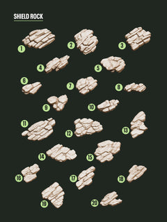 Digital Download - Granite Shield STL - Epic Basing