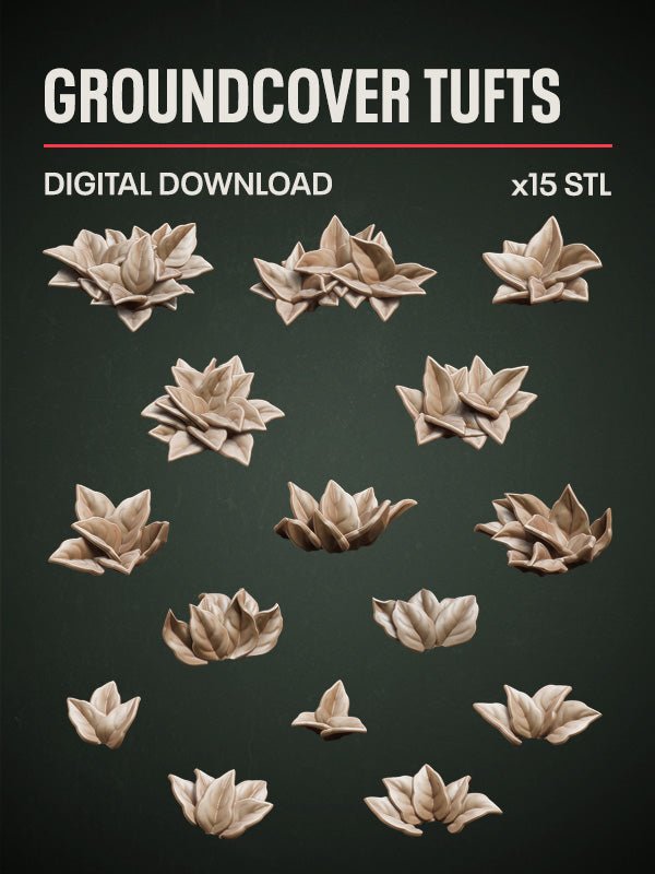 Digital Download - Groundcover Tufts STL - Epic Basing