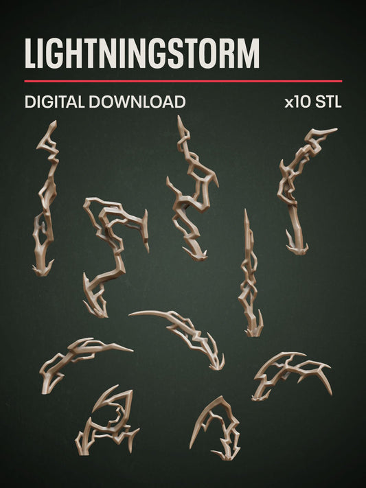Digital Download - Lightningstorm STL - Epic Basing