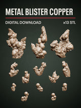 Digital Download - Metal Blister Copper STL - Epic Basing