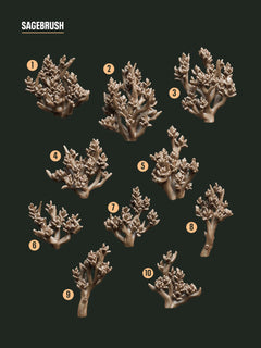Digital Download - Sagebrush STL - Epic Basing