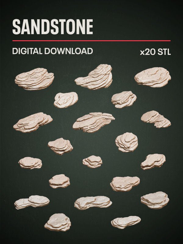 Digital Download - Sandstone STL - Epic Basing