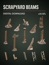 Digital Download - Scrapyard Beams STL - Epic Basing