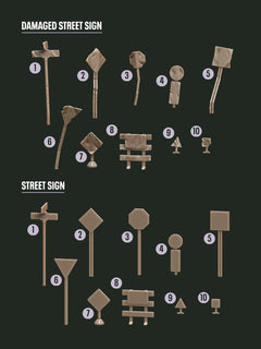 Digital Download - Street Signs STL - Epic Basing
