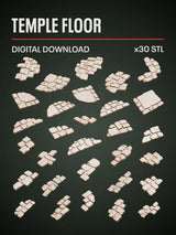 Digital Download - Temple Floor STL - Epic Basing