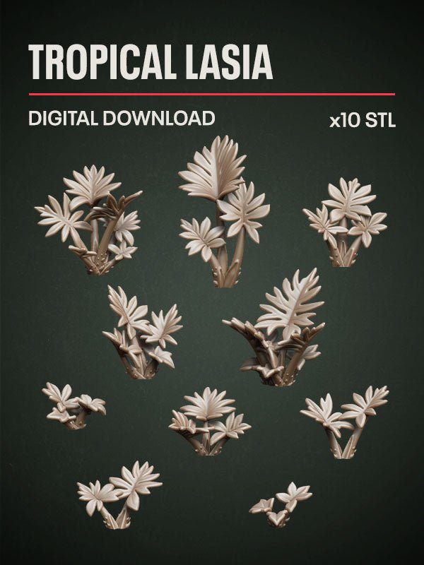 Digital Download - Tropical Lasia STL - Epic Basing
