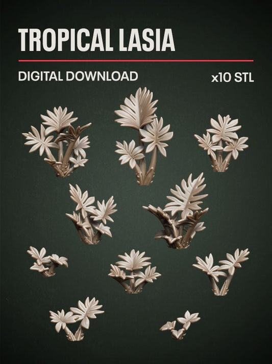Digital Download - Tropical Lasia STL - Epic Basing