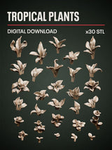Digital Download - Tropical Plants STL - Epic Basing