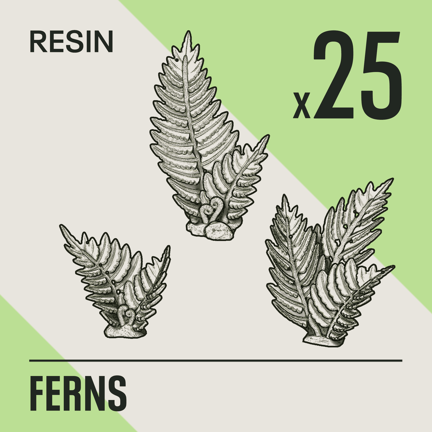 FERNS - Resin Basing Bits - Epic Basing