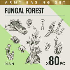FUNGAL FOREST - Resin Miniature Basing Set (80pc) - Epic Basing