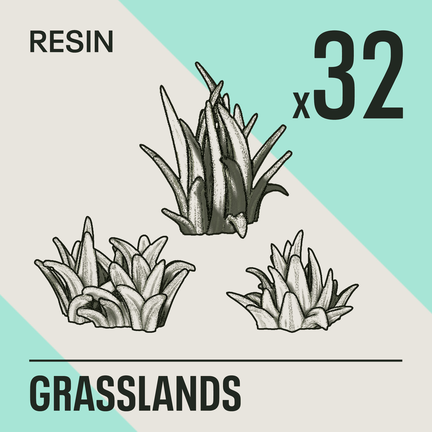 GRASSLANDS - Resin Basing Bits - Epic Basing