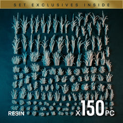 MARSHLANDS - Resin Miniature Basing Set (150pc) - Epic Basing
