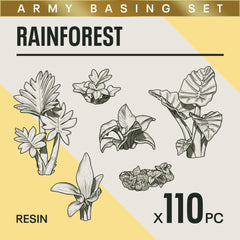 RAINFOREST - Resin Miniature Basing Set (110pc) - Epic Basing