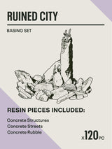 RUINED CITY - Resin Miniature Basing Set (120pc) - Epic Basing