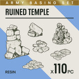 RUINED TEMPLE - Resin Miniature Basing Set (110pc) - Epic Basing