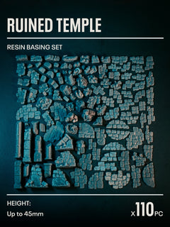 RUINED TEMPLE - Resin Miniature Basing Set (110pc) - Epic Basing